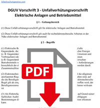 DGUV Vorschrift 3